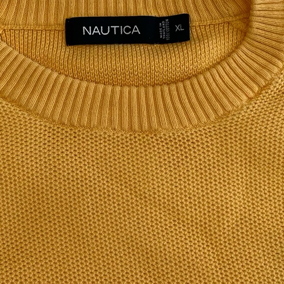 Yellow Nautica crewneck sweater - Picture 1 of 4